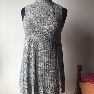 Sleeveless sweater dress